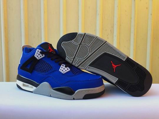 (image for) AIR JORDAN 4 Retro Eminem Encore Men's Shoes Blue Grey Black Red-49